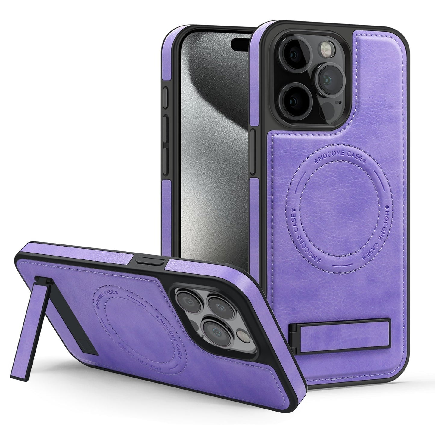 iPhone Magsafe Series | Retro Leather Case with Stand