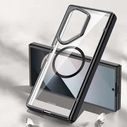 Electroplated Transparent Case with Lens Holder For Galaxy Z Fold 6