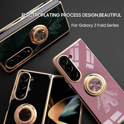 Astronaut Buckle Electroplated Case For Galaxy Z Fold Series