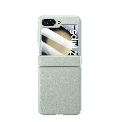 Folding Leather Case For Galaxy Z Flip Series