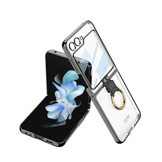 Electroplated Ring Buckle Case For Galaxy Z Flip Series