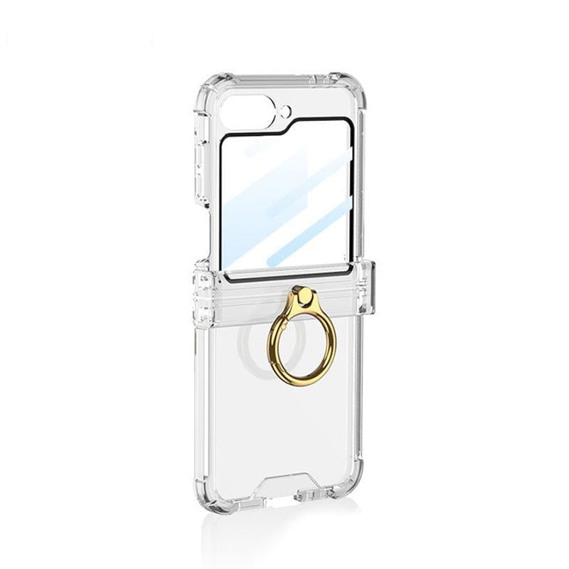 Transparent Ring Case For Galaxy Z Flip Series