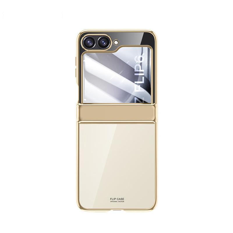 Transparent Electroplating Case For Galaxy Z Flip Series