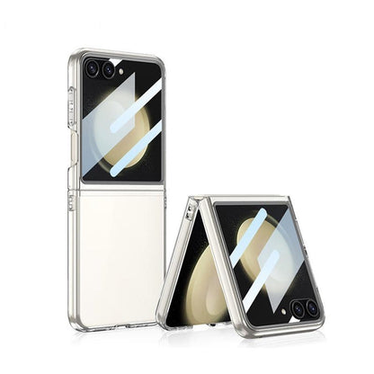 Solid Color Transparent Case For Galaxy Z Flip Series