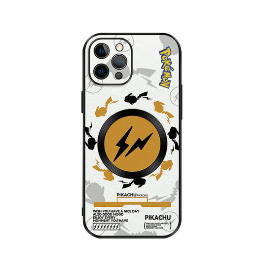 iPhone MagSafe Series | Pokémon Cartoon Leather Phone Case