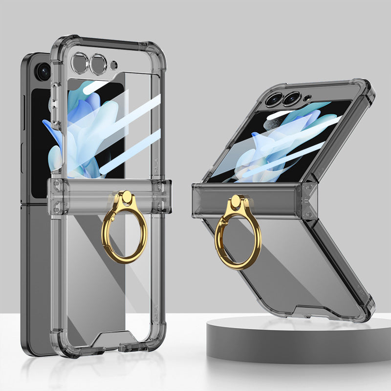 Transparent Ring Case For Galaxy Z Flip Series