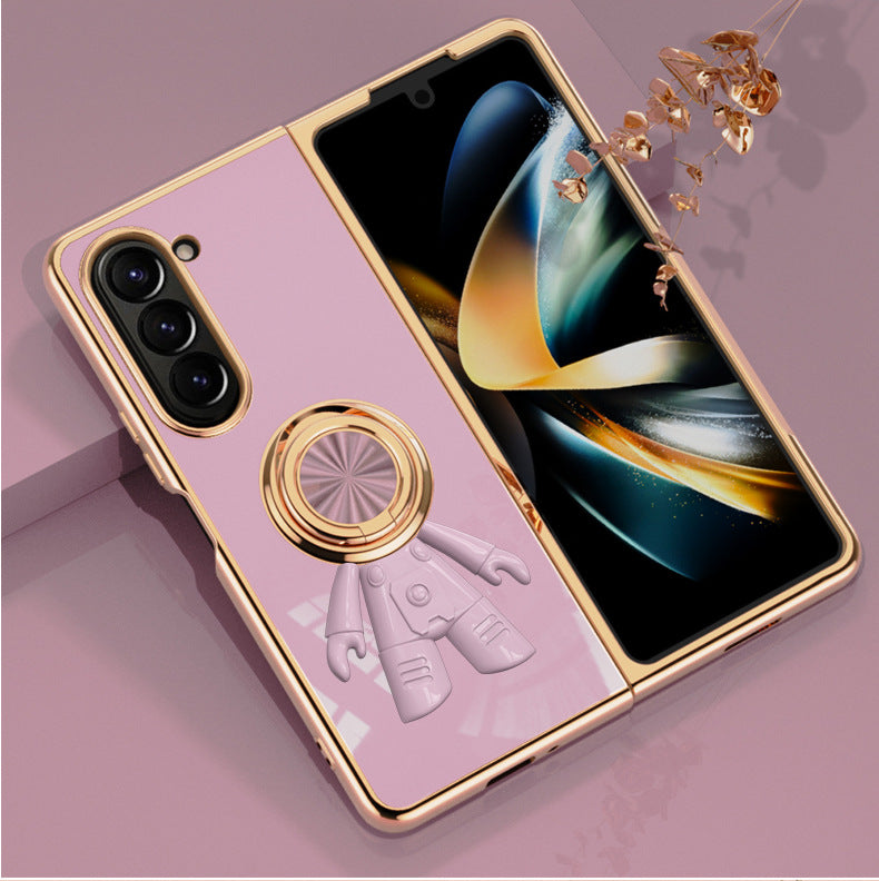 Astronaut Buckle Electroplated Case For Galaxy Z Fold Series