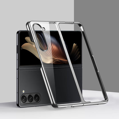 Transparent Electroplating Case For Galaxy Z Fold Series