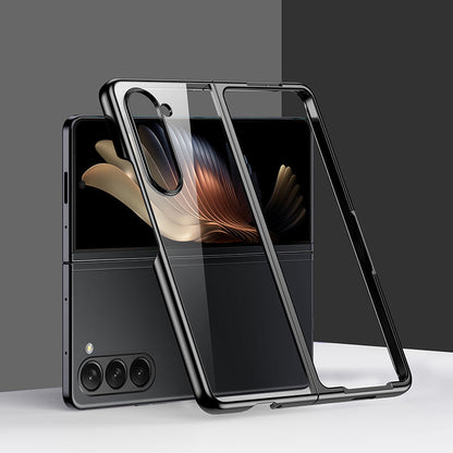 Transparent Electroplating Case For Galaxy Z Fold Series