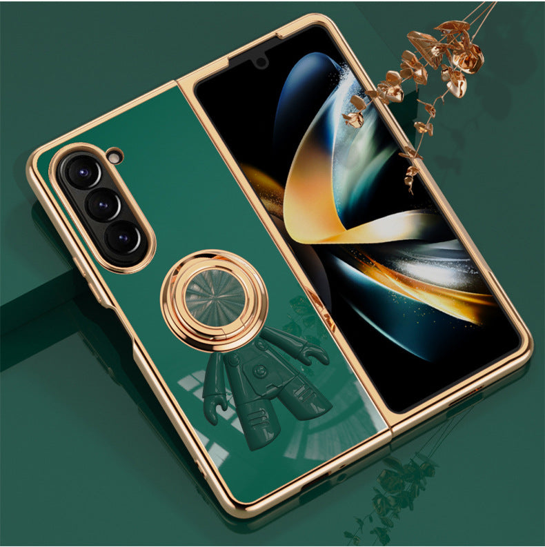 Astronaut Buckle Electroplated Case For Galaxy Z Fold Series