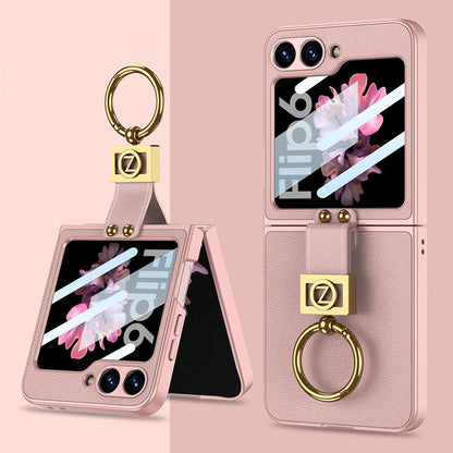 Luxury Ring Holder Case For Galaxy Z Flip Series