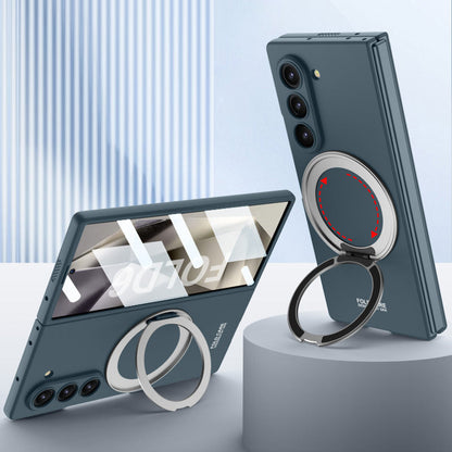 Rotating Magnetic Ring Frosted Case For Galaxy Z Fold 6